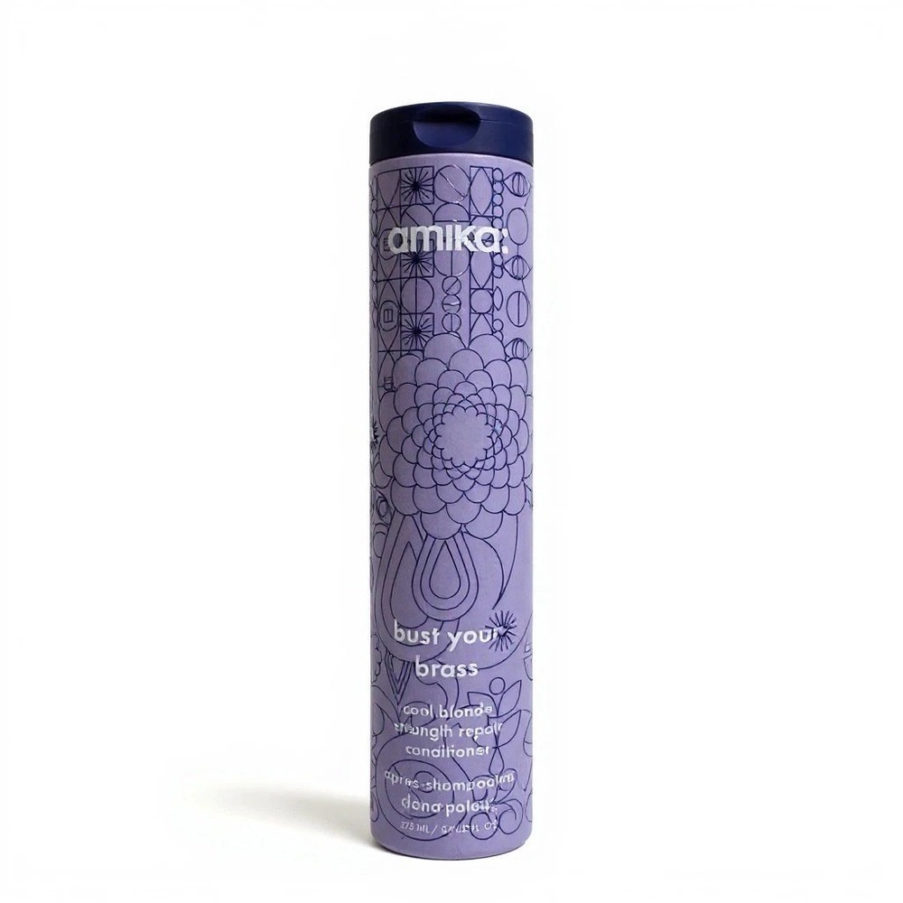 Amika Bust Your Brass Cool Blonde Conditioner 10 Oz. Blonde Toning Conditioner
